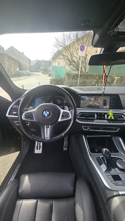 BMW X6 xDrive 40d M Sport — SUV coupé diesel hybride 340 ch, 48 000 km seulement — Miniatura 7