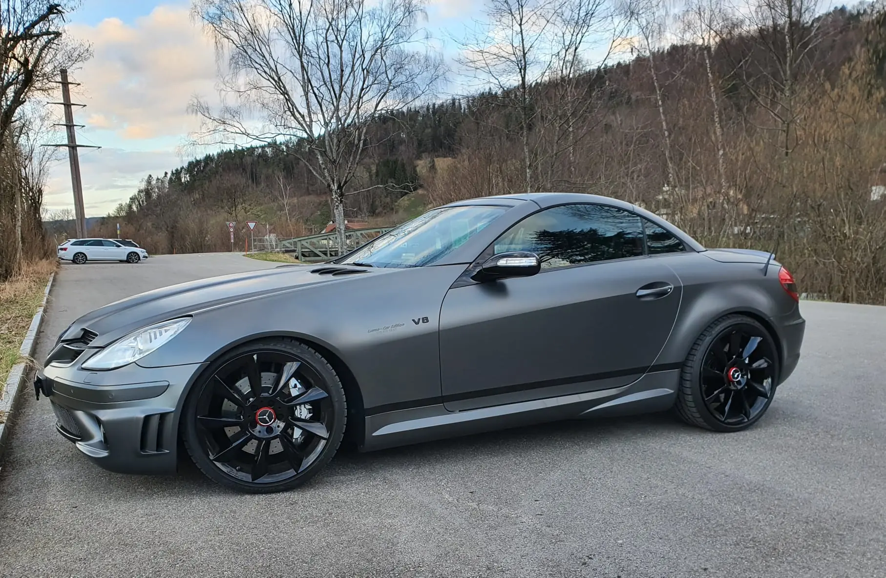 Mercedes-Benz SLK 55 AMG — Roadster haute performance, 360 ch de pure émotion — vista esterna
