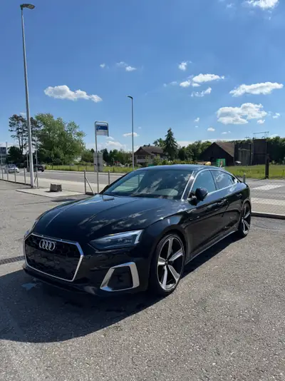 Audi A5 Sportback 45 TFSI S-Line — Coupé élégant hybride mild, 99 900 km seulement — exterior view