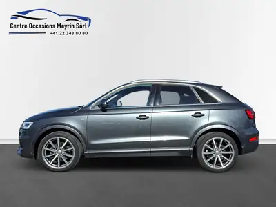 Audi Q3 1.4 TFSI Sport S-tronic — SUV compact sportif, 77'000 km seulement — side view