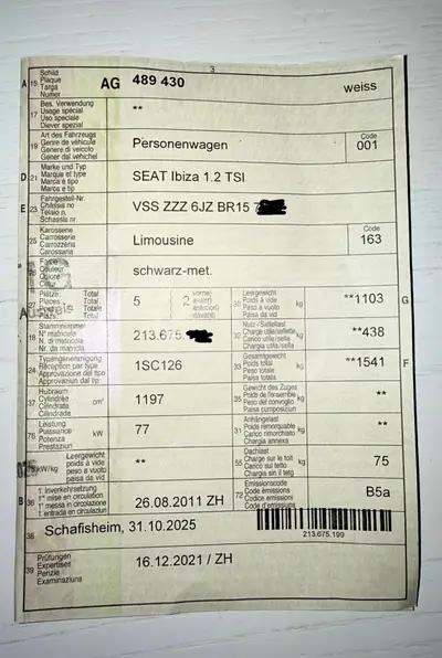 SEAT Ibiza 1.2 TSI Style — Citadine fiable, sans accident, consommation maîtrisée — Armaturenbrett