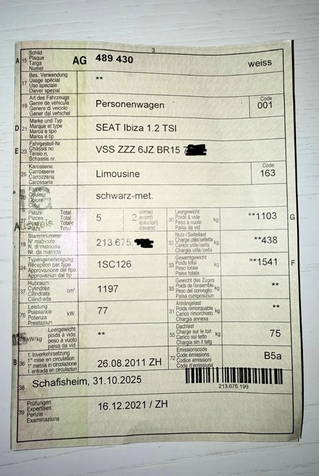 SEAT Ibiza 2011 occasion Fehraltorf — 5