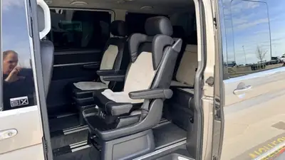 VW T6 Multivan 2.0 Bi-TDI Highline 4Motion — Minibus 7 places, traction intégrale, sans sinistre — Heckansicht
