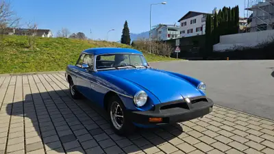 MG MGB 1976 — Cabriolet britannique légendaire, 45'000 km seulement — arrière