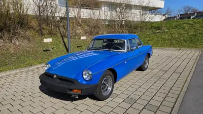 MG MGB 1976 — Cabriolet britannique légendaire, 45'000 km seulement — intérieur