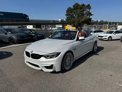 BMW M4 Cabriolet Competition DKG — Sportive découvrable, 450 ch et toit électrique — fianco