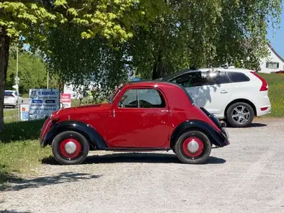 FIAT Topolino A 1948 — Chef-d'œuvre cabriolet des années 1940, authentique et rare — vue extérieure