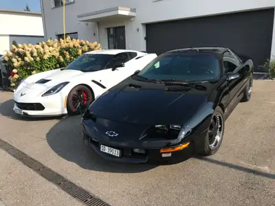 Chevrolet Camaro Z-28 Targa « Dale Earnhardt » 1995 — Muscle-car iconique, état impeccable — Außenansicht