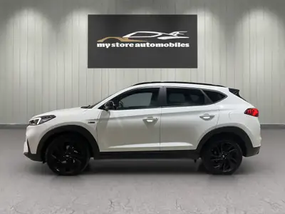 Hyundai Tucson 2.0 CRDI N-Line Mild Hybrid 4WD — SUV robuste, technologie hybride, 84'000 km — dashboard