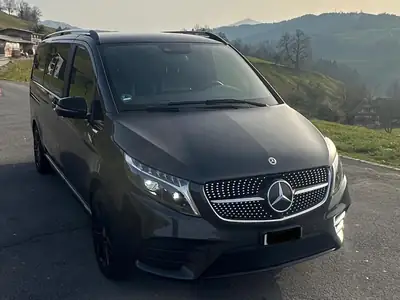 Mercedes-Benz V 300 d Lang Swiss Edition 4Matic — Monospace premium 7 places, toit panoramique — Miniature 7