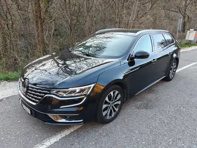 Renault Talisman Grandtour 2.0 Blue dCi — Breaks diesel automatique, très bon état, sièges massants — Heckansicht