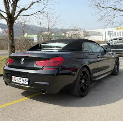 BMW 640i Cabrio xDrive — Cabriolet M Sportpaket, 320 ch et luxe à ciel ouvert — fianco