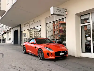 Jaguar F-Type Convertible 5.0 V8 S/C — Roadster British iconique, 495 ch et couleur de lancement — Miniature 7