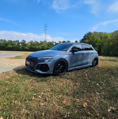 Audi RS3 ABT 460 ch — Berline sportive affûtée, 42 000 km seulement — vue extérieure
