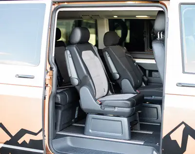 VW T6.1 Californie BiTDI Beach — Camping-car 4x4, 204 ch, 52'450 km seulement — Thumbnail 8