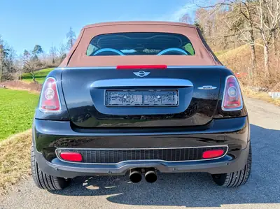 MINI Cooper Cabrio John Cooper Works — Cabriolet sportif 211 ch, sans accident — Heckansicht