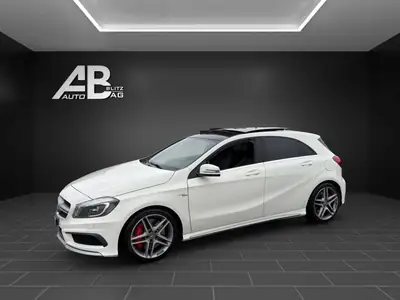 Mercedes-AMG A 45 4Matic — Compacte haute performance, 360 ch et service à jour — côté