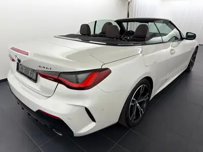 BMW 420d 48V Cabrio M Sport — Cabriolet diesel hybride rechargé, première main — rear view