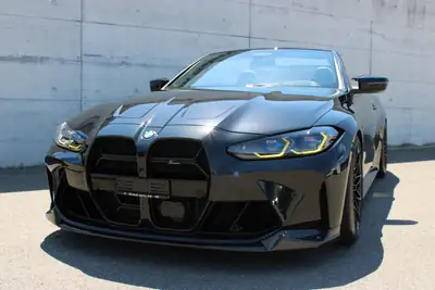 BMW M4 Cabrio All Black 2023 — 510 ch, Garantie BMW, Historique d'entretien complet — rear view