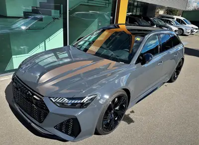 Audi RS6 Avant 4.0 TFSI V8 quattro — Berline de prestige 600 ch, très faible kilométrage — intérieur