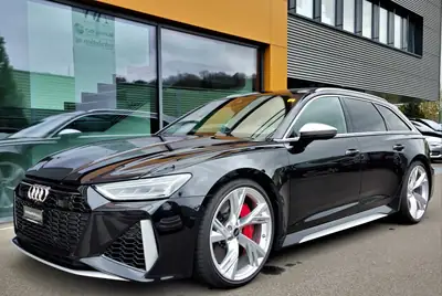 Audi RS6 Avant 4.0 TFSI V8 — Berline de prestige 600 ch, kilométrage exceptionnel — side view