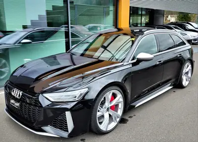 Audi RS6 Avant 4.0 TFSI V8 — Berline de prestige 600 ch, kilométrage exceptionnel — exterior view