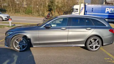 Mercedes-Benz C 250 d Swiss Star AMG Line 4Matic — Break diesel performant, 215'000 km — detail