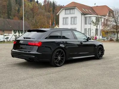 Audi S6 Avant 4.0 TFSI V8 quattro — Break sportif 585 ch, sans accident — fianco
