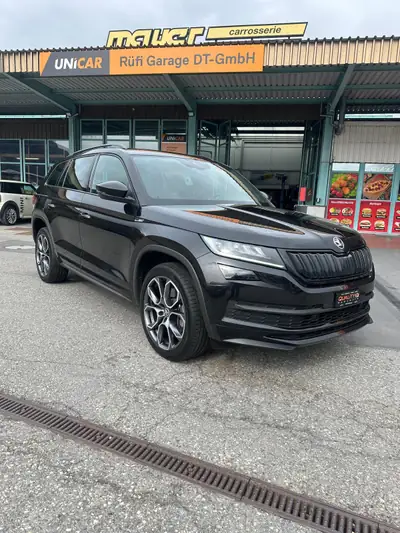 Skoda Kodiaq 2.0 TDI SportLine 4x4 — SUV robuste, 200 ch, transmission DSG — exterior view