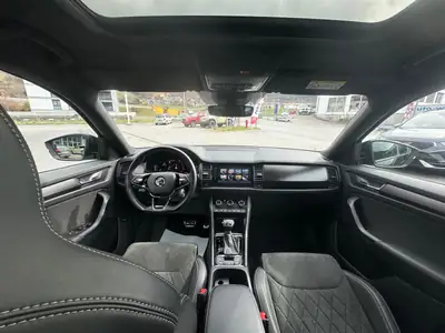 Skoda Kodiaq 2.0 TDI SportLine 4x4 — SUV robuste, 200 ch, transmission DSG — dashboard