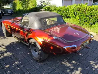 Jaguar E-Type Series 1 4.2L — Légende cabriolet des années 60, custom car des années 70 — dettaglio