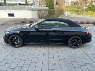 Mercedes-AMG C 43 Cabriolet 4Matic — Décapotable sportive 390 ch, seulement 61'900 km — Heckansicht