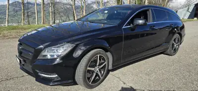 Mercedes-Benz CLS 350 Shooting Brake — Familiale premium diesel 4Matic, entretien Mercedes complet — côté
