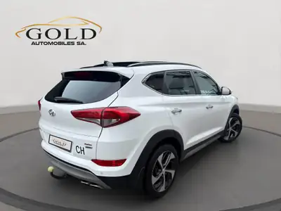 Hyundai Tucson 1.6 TGDI Vertex 4WD — SUV polyvalent, un seul propriétaire, panorama inclus — Seitenansicht