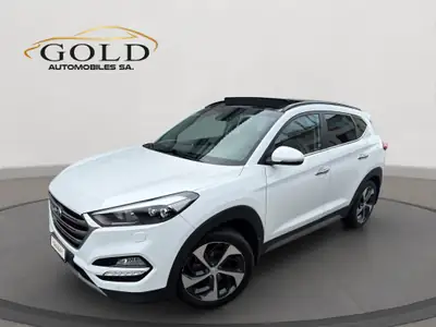 Hyundai Tucson 1.6 TGDI Vertex 4WD — SUV polyvalent, un seul propriétaire, panorama inclus — Außenansicht