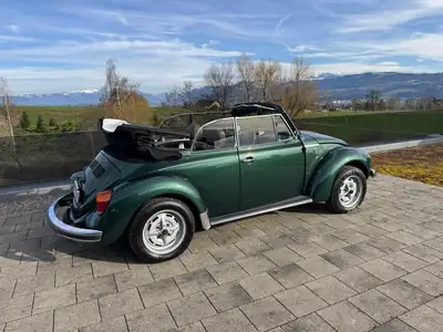 VW Käfer 1579 S Cabriolet 1979 — Icône Vintage avec Toit Sonnenland Neuf — vista posteriore