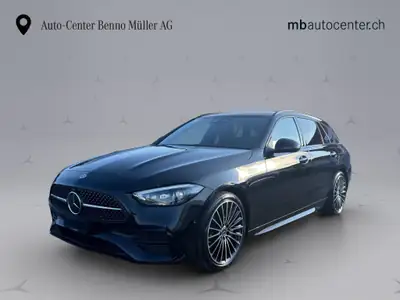 Mercedes-Benz C 220 d Swiss Star AMG Line 4matic Kombi — Diesel hybride, technologie premium, 20 km seulement — vue extérieure
