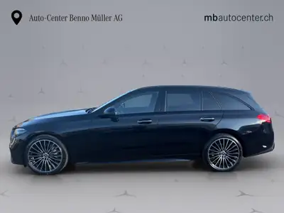 Mercedes-Benz C 220 d Swiss Star AMG Line 4matic Kombi — Diesel hybride, technologie premium, 20 km seulement — côté