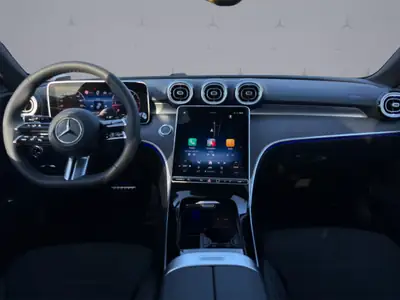 Mercedes-Benz C 220 d Swiss Star AMG Line 4matic Kombi — Diesel hybride, technologie premium, 20 km seulement — Miniature 13
