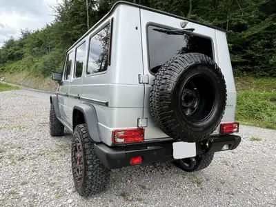 Mercedes-Benz G 350 BlueTEC — Le SUV de prestige robuste et économe — Heckansicht