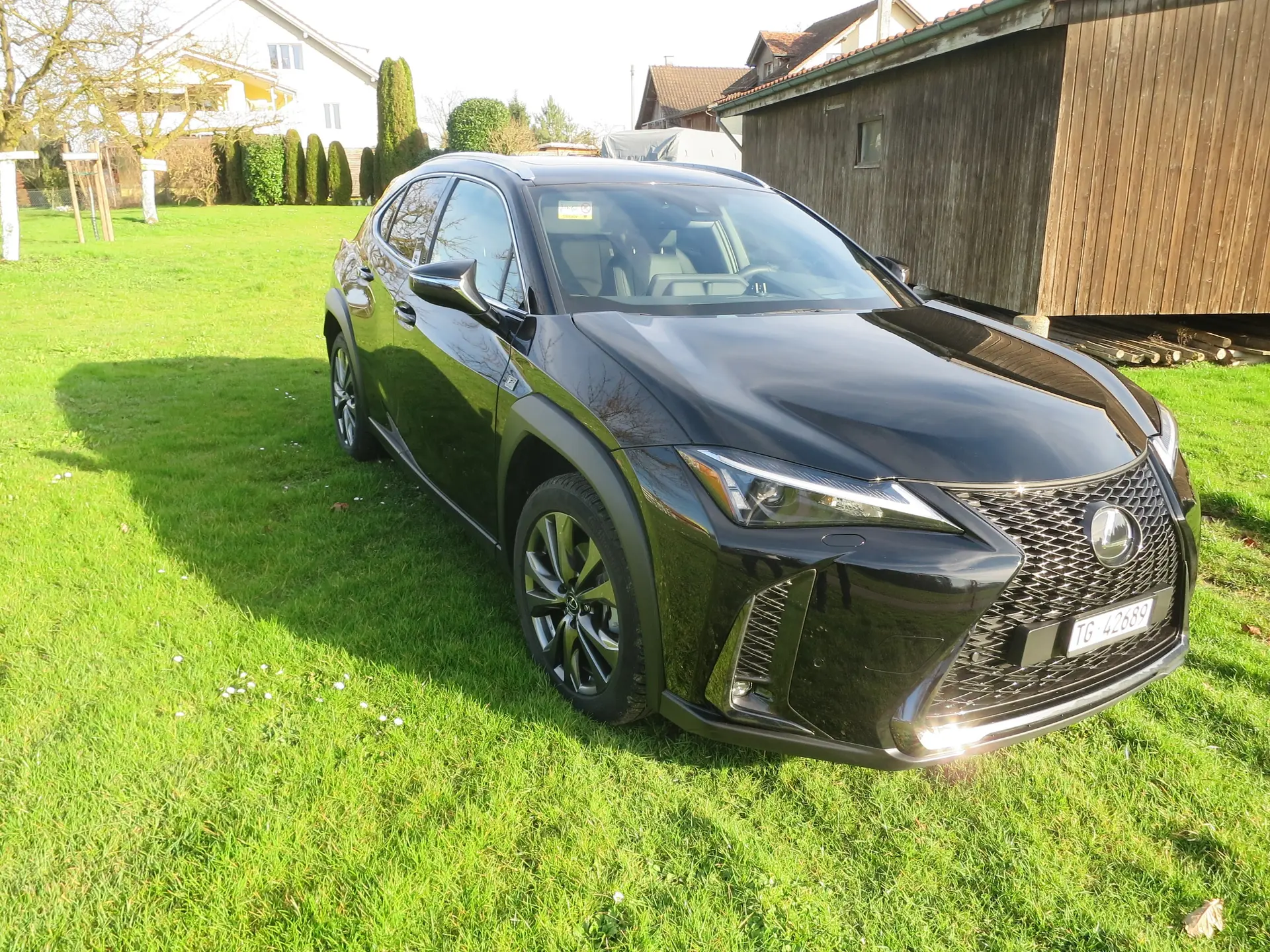 Lexus UX 250h F Line — Hybride compact premium, 19 800 km seulement — vista esterna