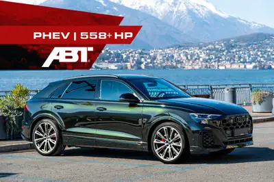 Audi Q8 ABT Exclusive 558 PS — Hybride rechargeable haute performance, 3000 km seulement — vue extérieure