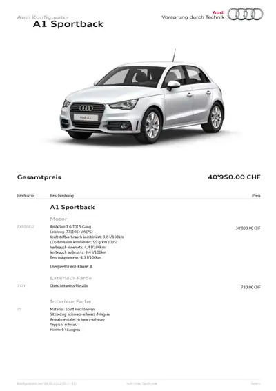 Audi A1 Sportback 1.6 TDI — Citadine économique et fiable, navigation embarquée — Thumbnail 7