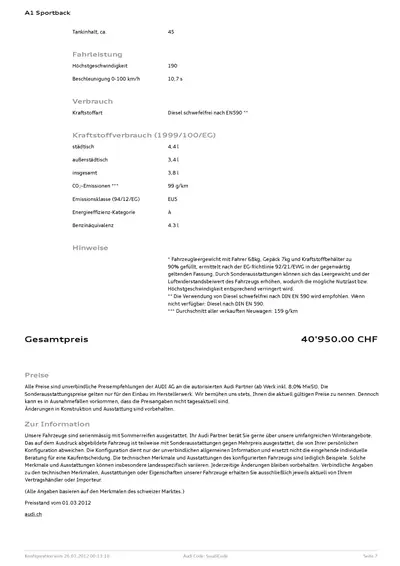 Audi A1 Sportback 1.6 TDI — Citadine économique et fiable, navigation embarquée — Thumbnail 8
