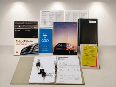 Audi 80 Avant 2.6 E V6 — Break rare vétéran, moteur 150 ch, expertise complète — Heckansicht