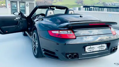 Porsche 911 Cabrio Turbo 2008 — Roadster haute performance avec tuning Sportec — tableau de bord