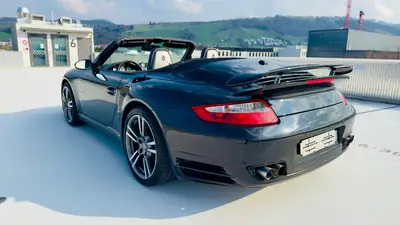 Porsche 911 Cabrio Turbo 2008 — Roadster haute performance avec tuning Sportec — intérieur
