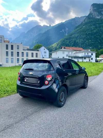 Chevrolet Camaro Aveo 1.2 LS — Sportive compacte entretenue, sans accident — fianco
