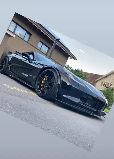 Chevrolet Corvette Z06 C7.R Edition — Supercar américaine rare, 660 ch, quasi neuve — tableau de bord