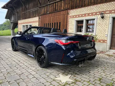 BMW M4 Cabrio Competition M xDrive — Sportive décapotable 510 ch, état impeccable — side view
